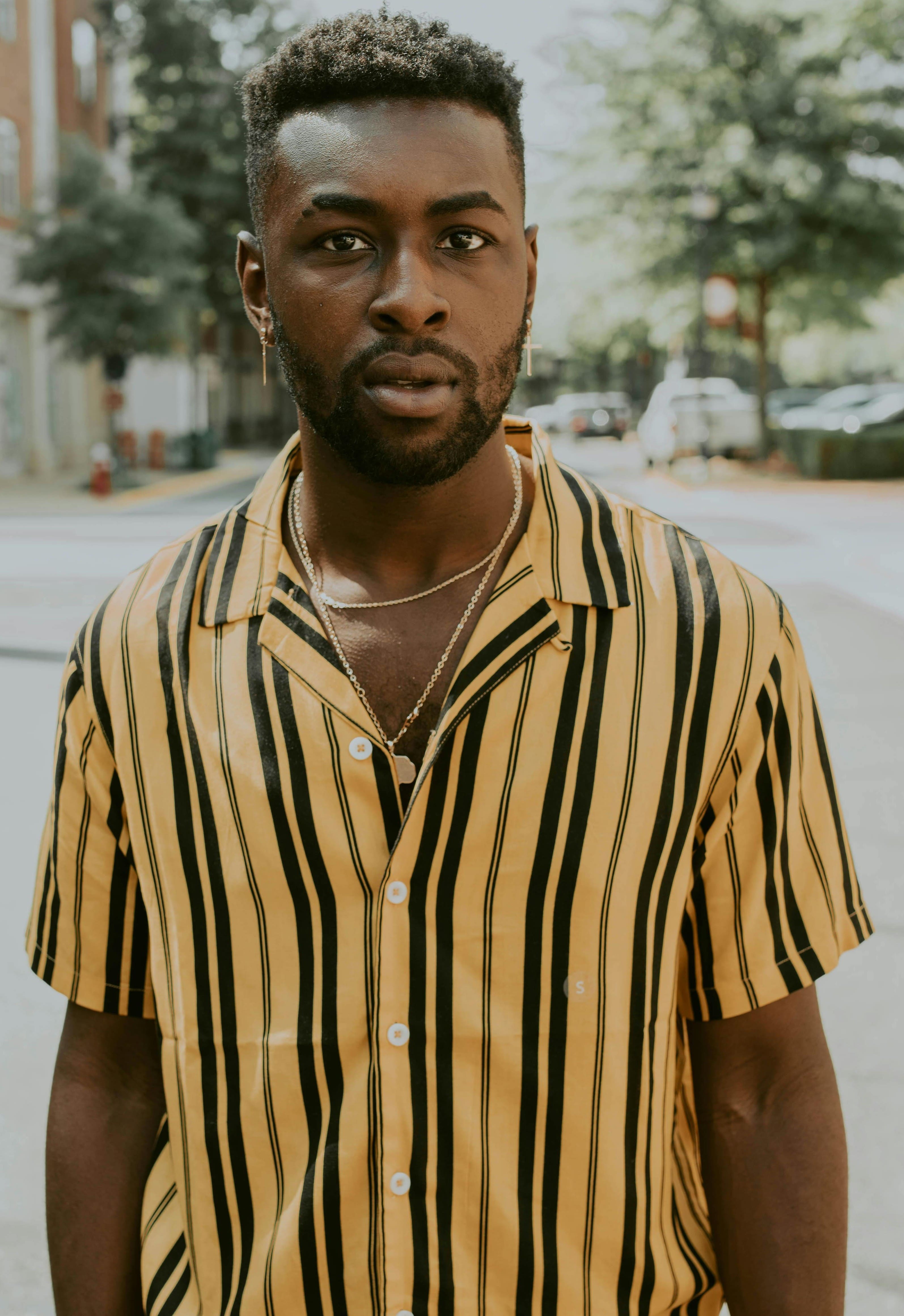 Striped Button Shirt