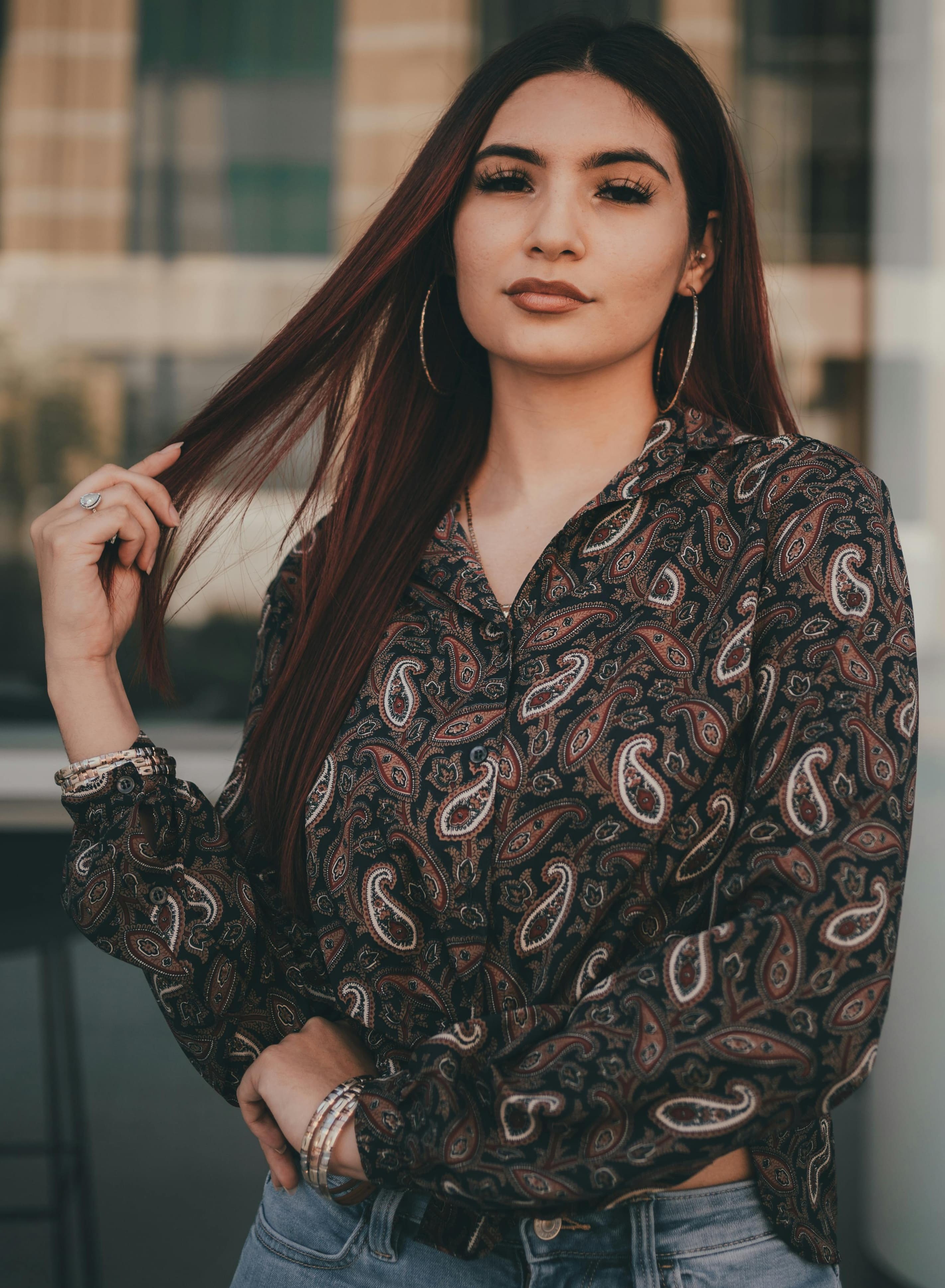 Paisley Pattern Shirt